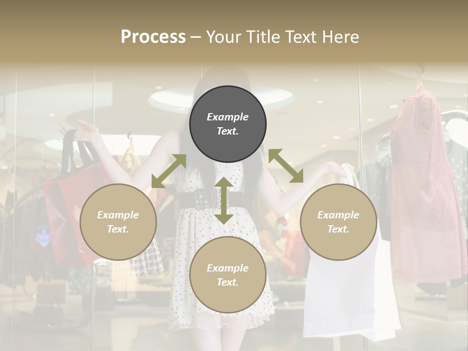 Bag Smile Standing PowerPoint Template