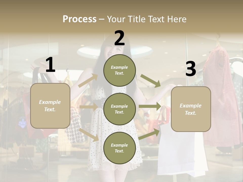 Bag Smile Standing PowerPoint Template