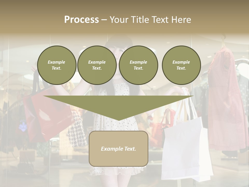 Bag Smile Standing PowerPoint Template