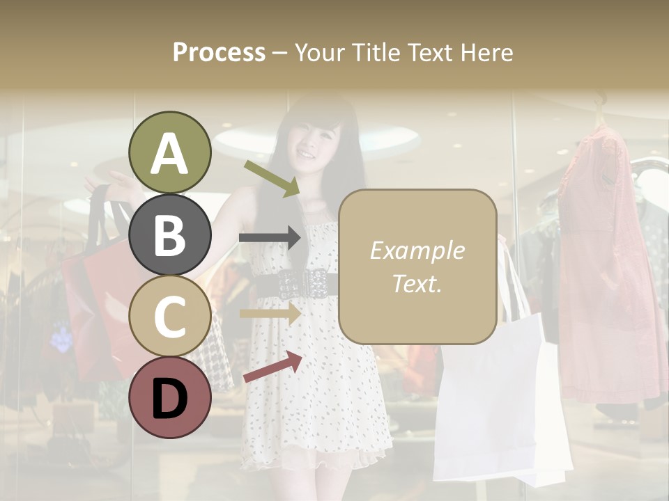 Bag Smile Standing PowerPoint Template