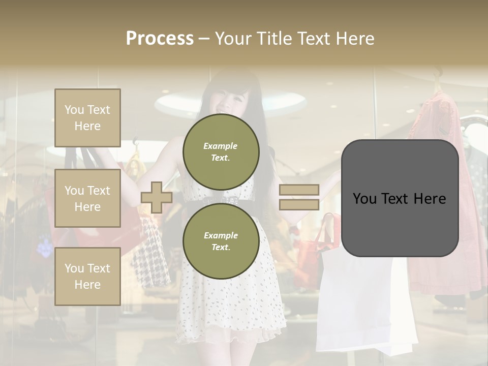 Bag Smile Standing PowerPoint Template