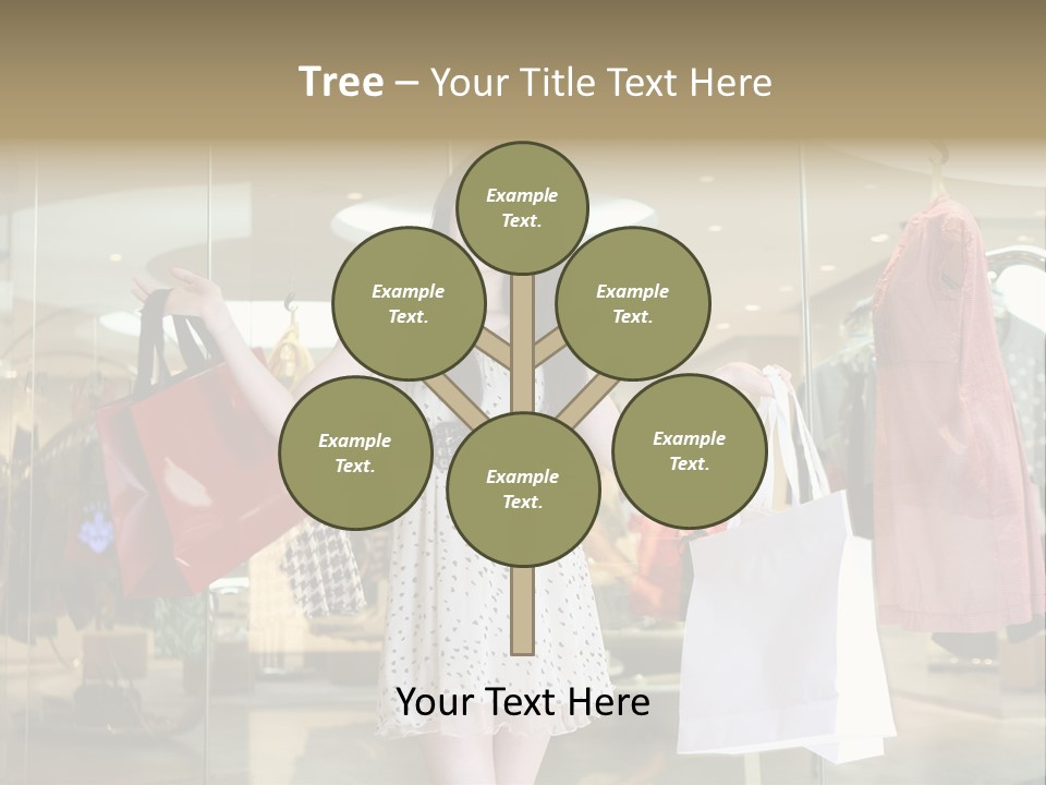 Bag Smile Standing PowerPoint Template