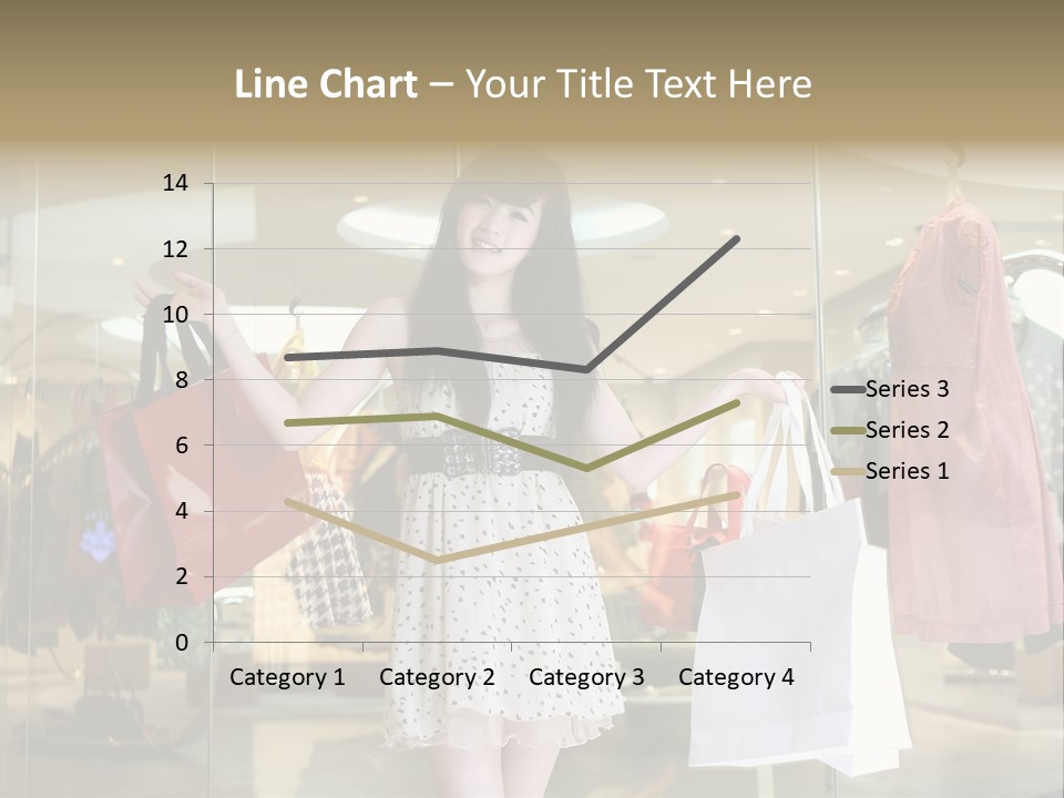 Bag Smile Standing PowerPoint Template