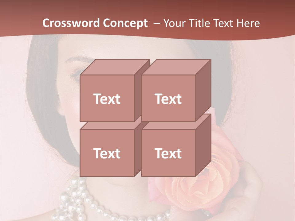 Holding Perfect Young PowerPoint Template