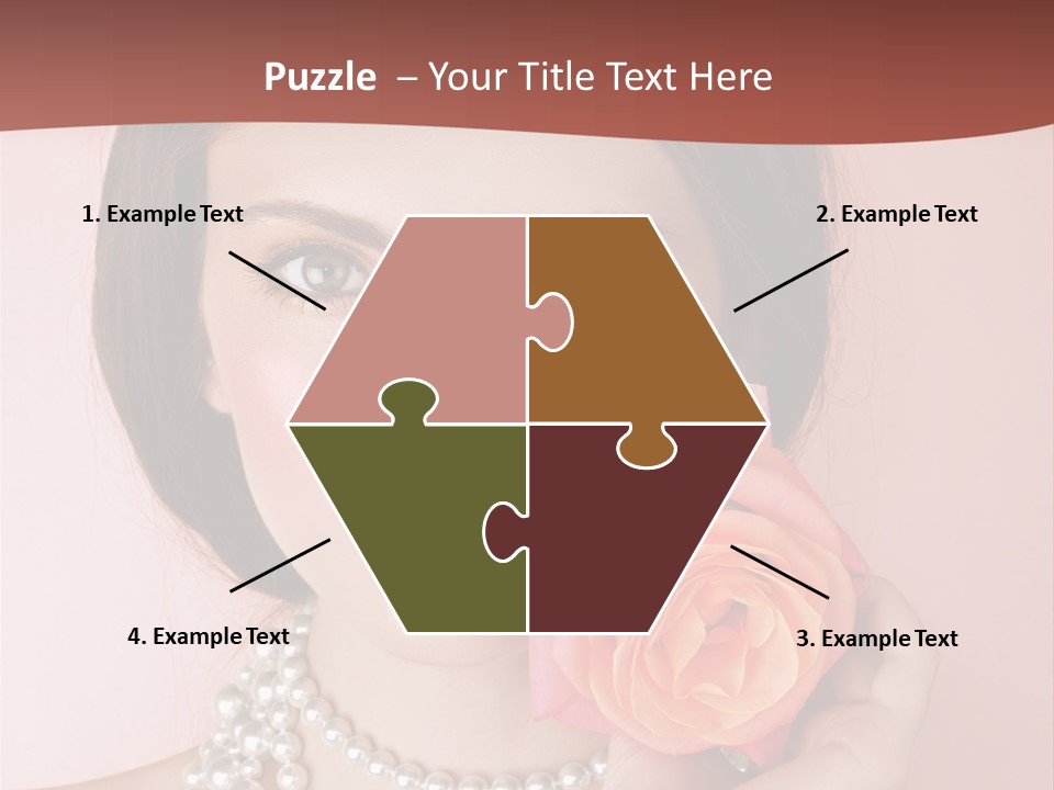 Holding Perfect Young PowerPoint Template