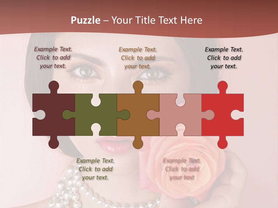 Holding Perfect Young PowerPoint Template