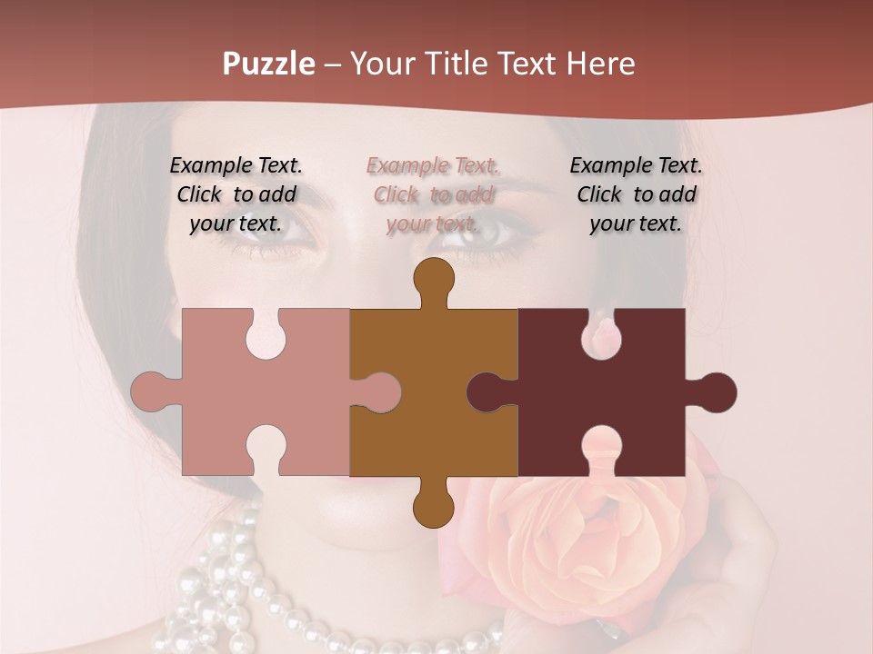 Holding Perfect Young PowerPoint Template