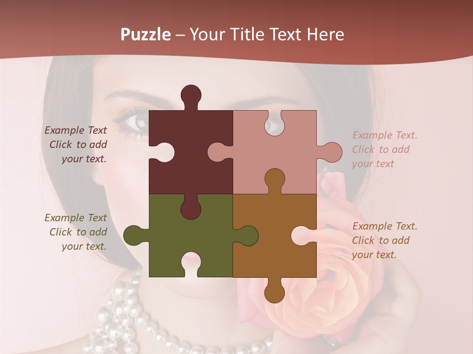 Holding Perfect Young PowerPoint Template