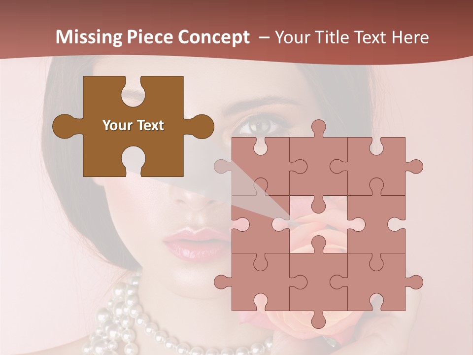 Holding Perfect Young PowerPoint Template