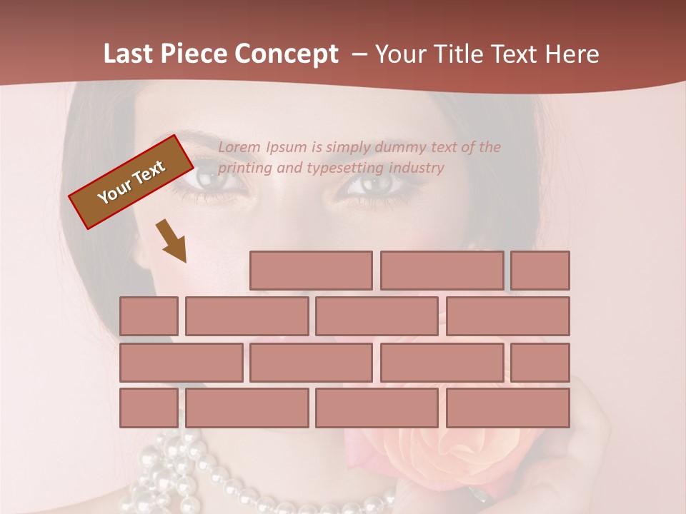 Holding Perfect Young PowerPoint Template