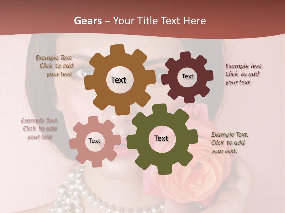 Holding Perfect Young PowerPoint Template