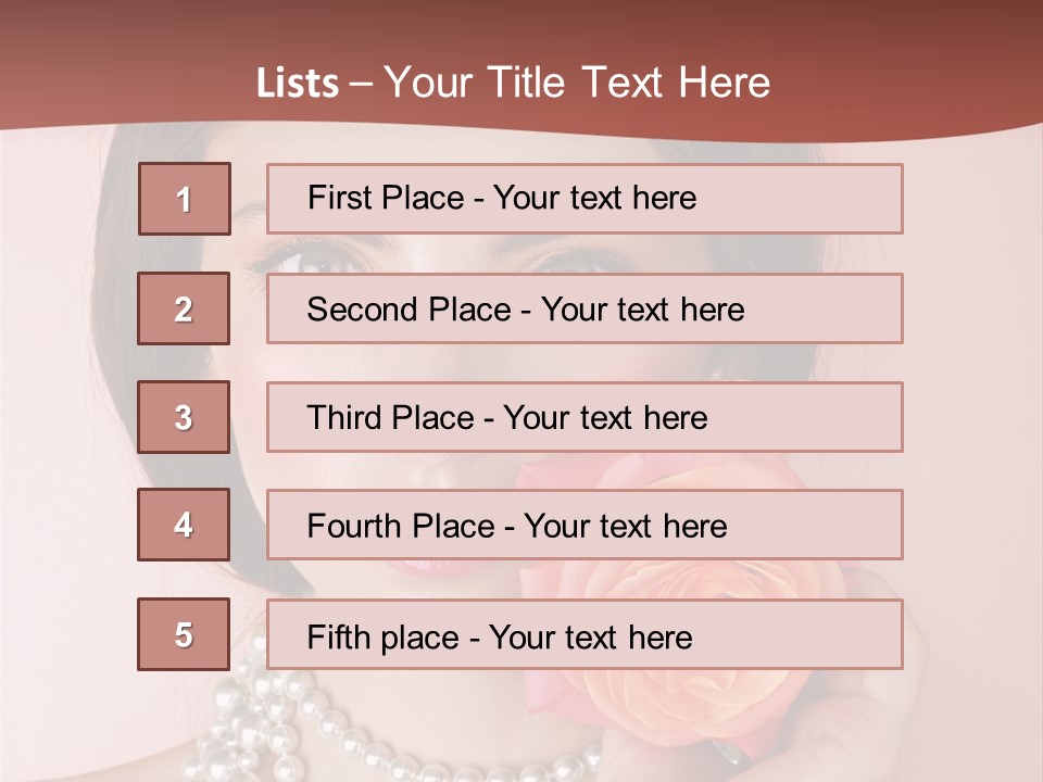 Holding Perfect Young PowerPoint Template