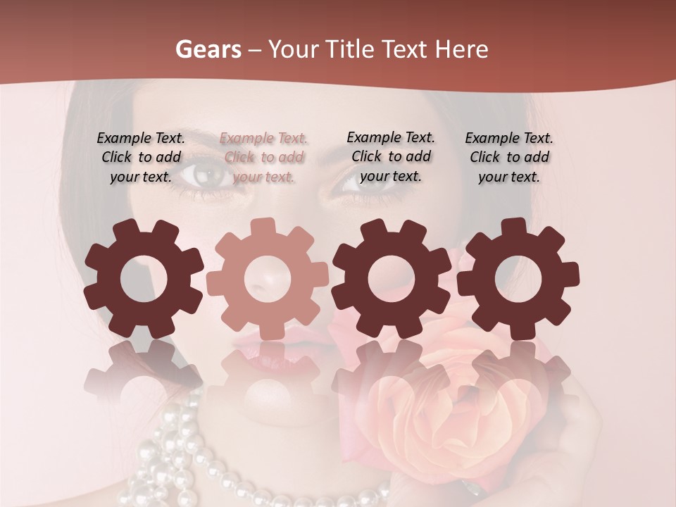 Holding Perfect Young PowerPoint Template