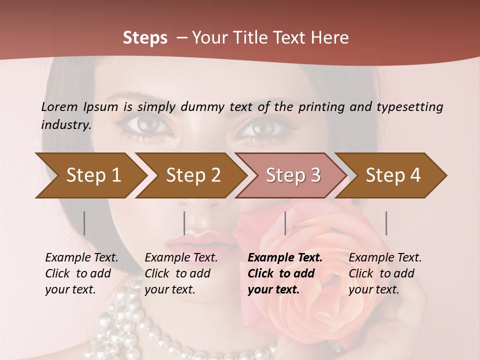 Holding Perfect Young PowerPoint Template