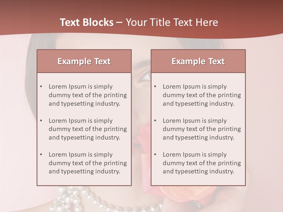 Holding Perfect Young PowerPoint Template