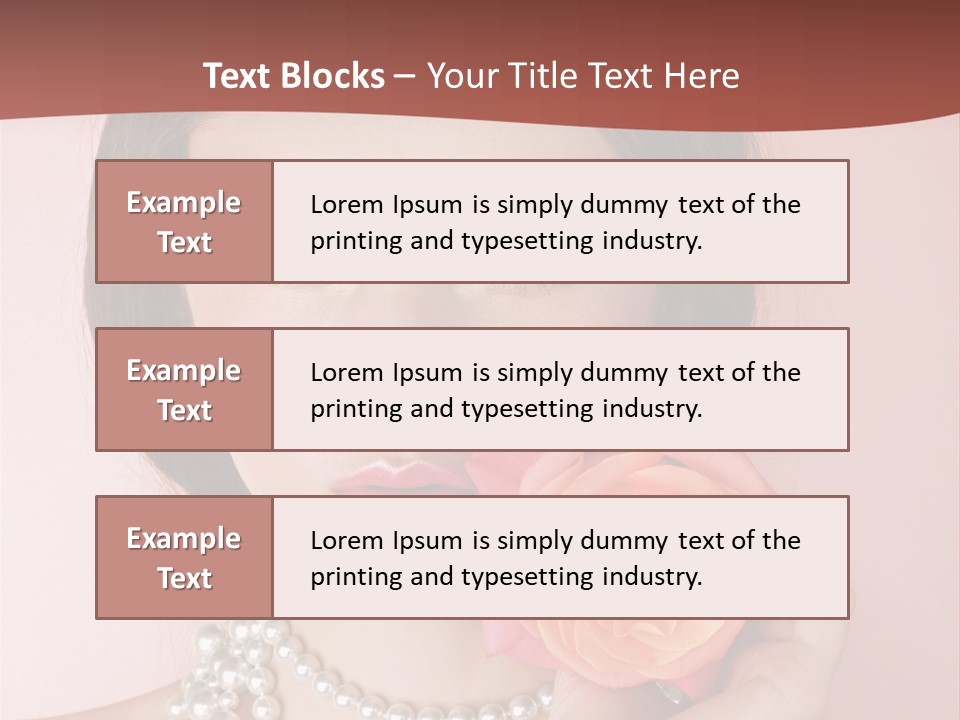 Holding Perfect Young PowerPoint Template
