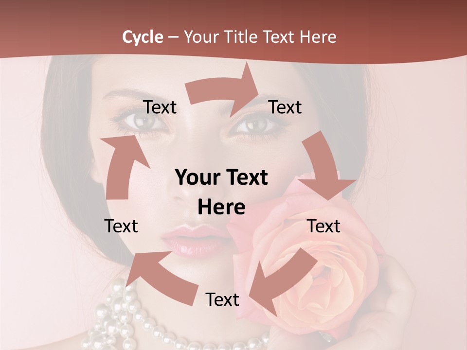 Holding Perfect Young PowerPoint Template