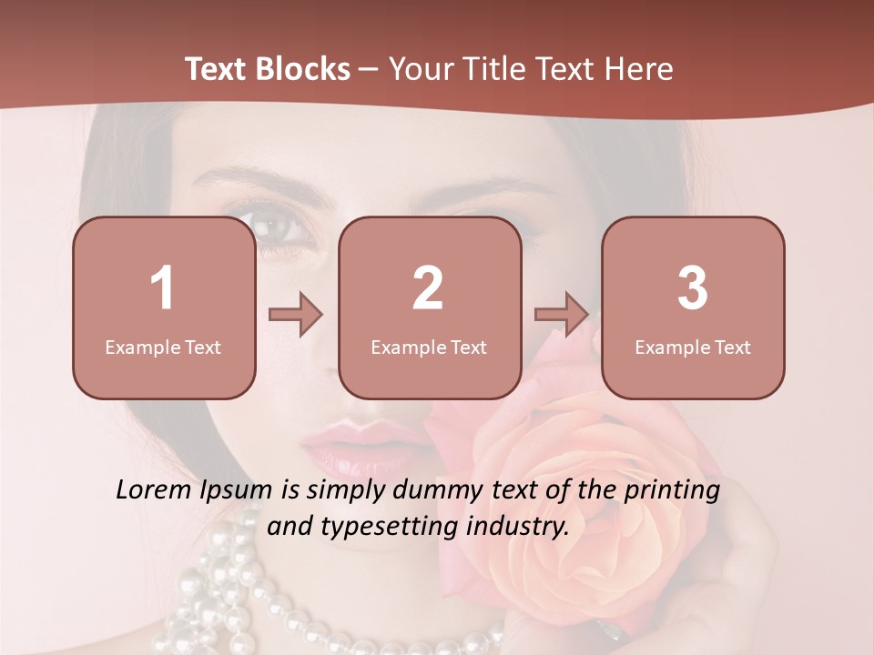 Holding Perfect Young PowerPoint Template