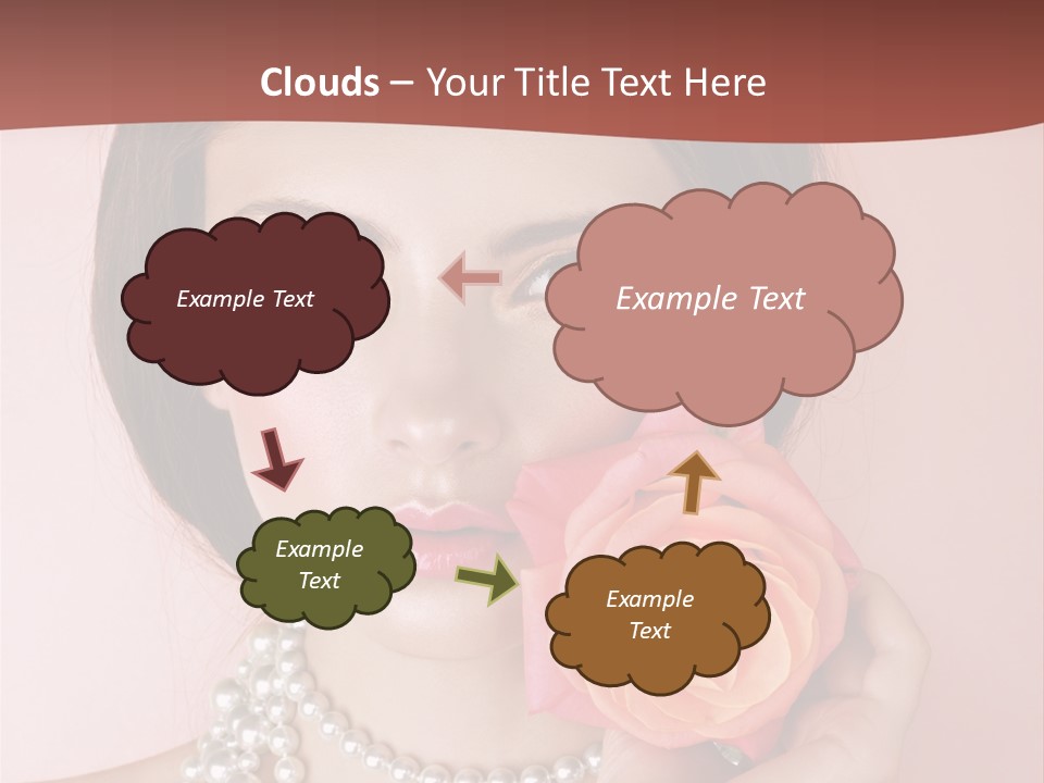 Holding Perfect Young PowerPoint Template