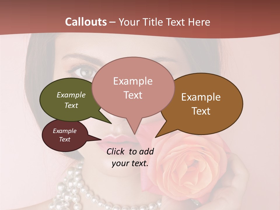 Holding Perfect Young PowerPoint Template