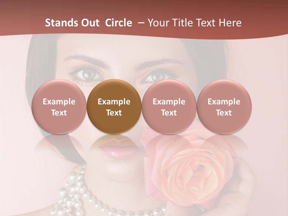 Holding Perfect Young PowerPoint Template