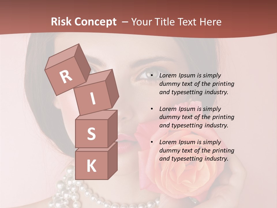 Holding Perfect Young PowerPoint Template