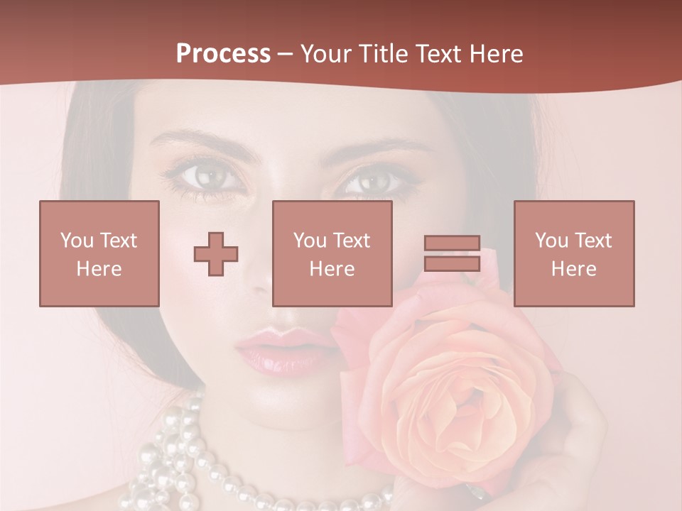 Holding Perfect Young PowerPoint Template