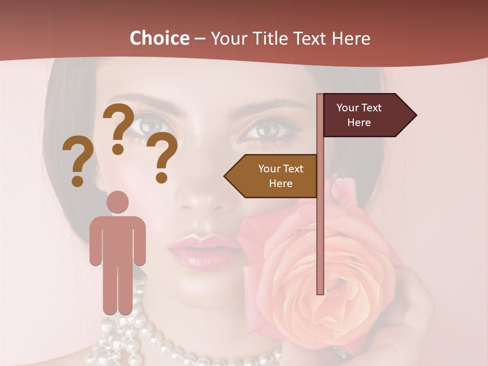 Holding Perfect Young PowerPoint Template