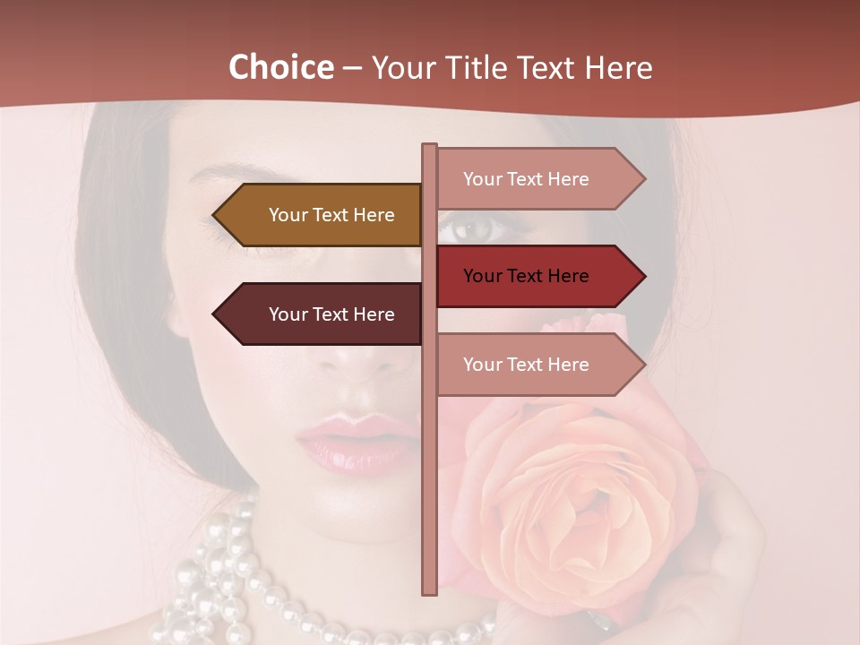 Holding Perfect Young PowerPoint Template