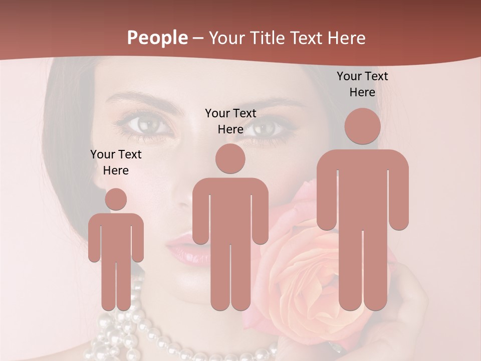 Holding Perfect Young PowerPoint Template