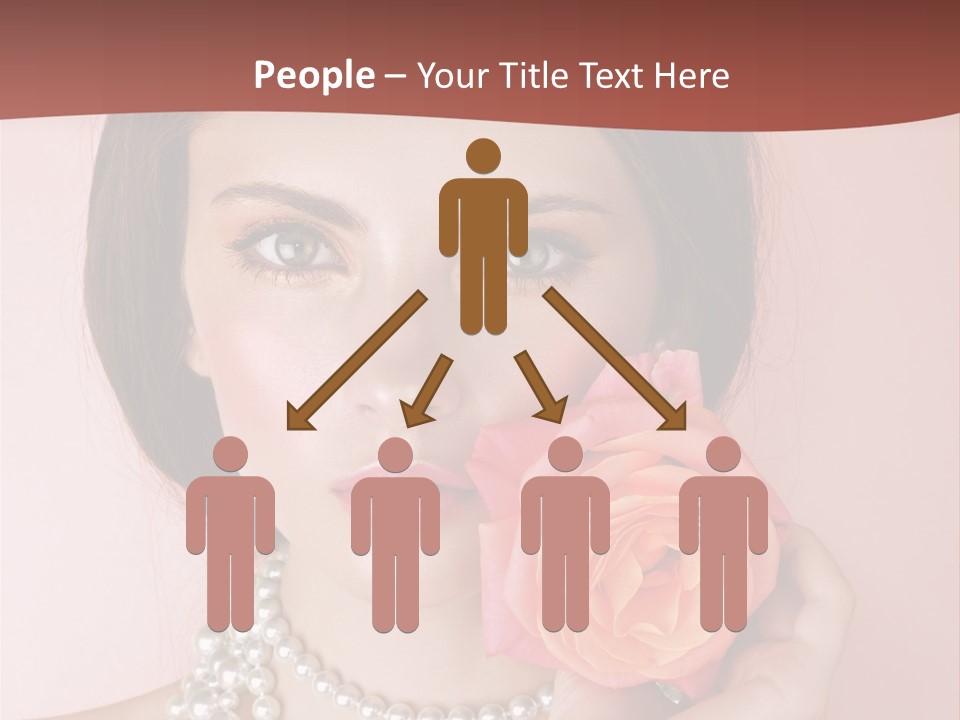 Holding Perfect Young PowerPoint Template