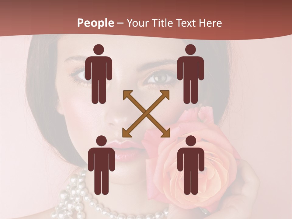 Holding Perfect Young PowerPoint Template