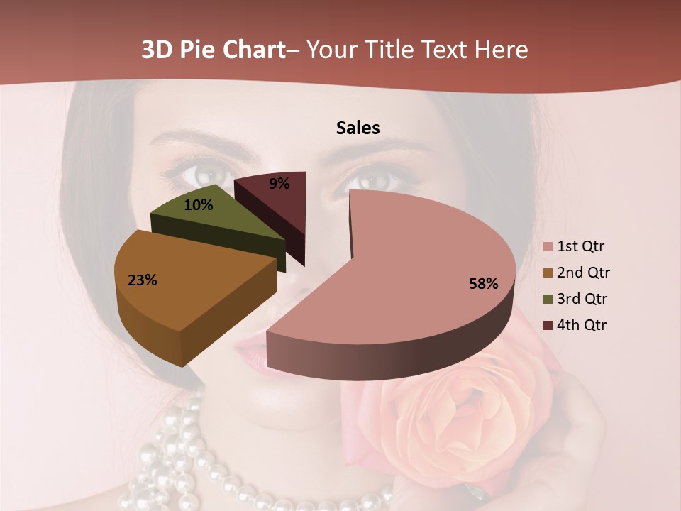 Holding Perfect Young PowerPoint Template