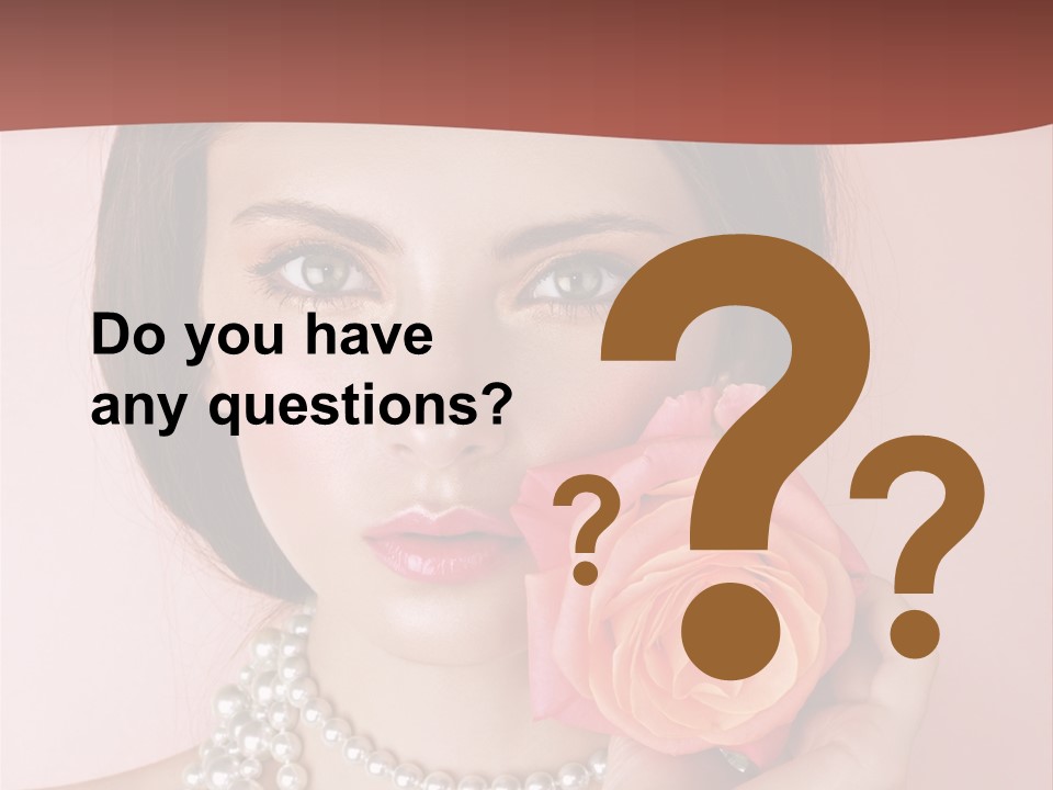 Holding Perfect Young PowerPoint Template