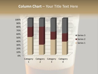 Transparent Beer Yellow PowerPoint Template