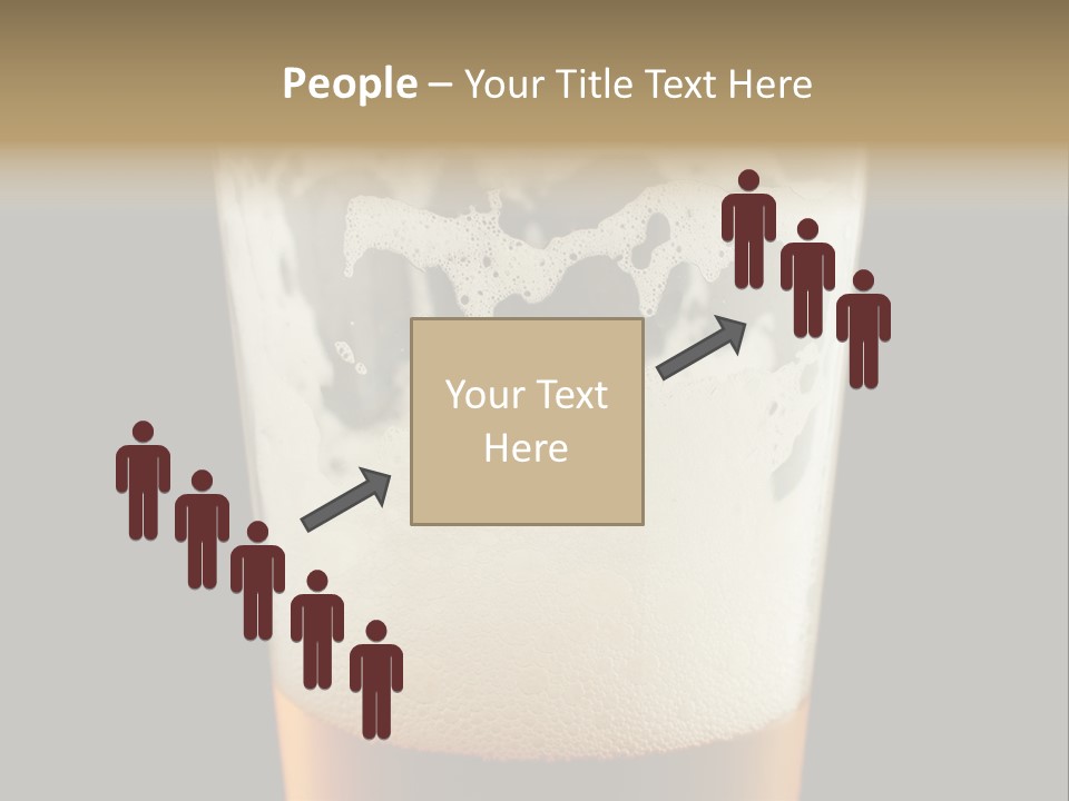 Transparent Beer Yellow PowerPoint Template