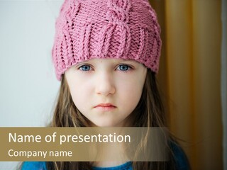 Little Child Cheerful PowerPoint Template