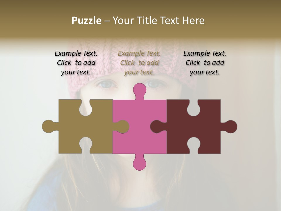 Little Child Cheerful PowerPoint Template