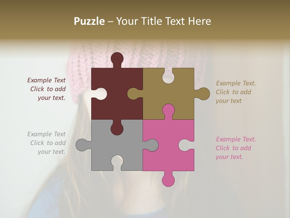 Little Child Cheerful PowerPoint Template