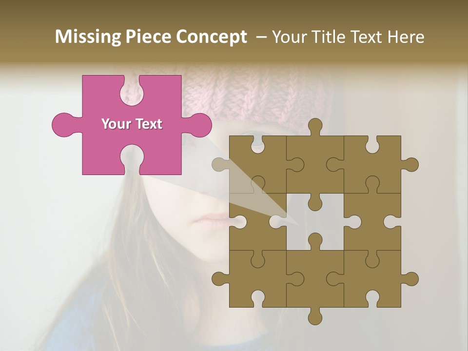 Little Child Cheerful PowerPoint Template