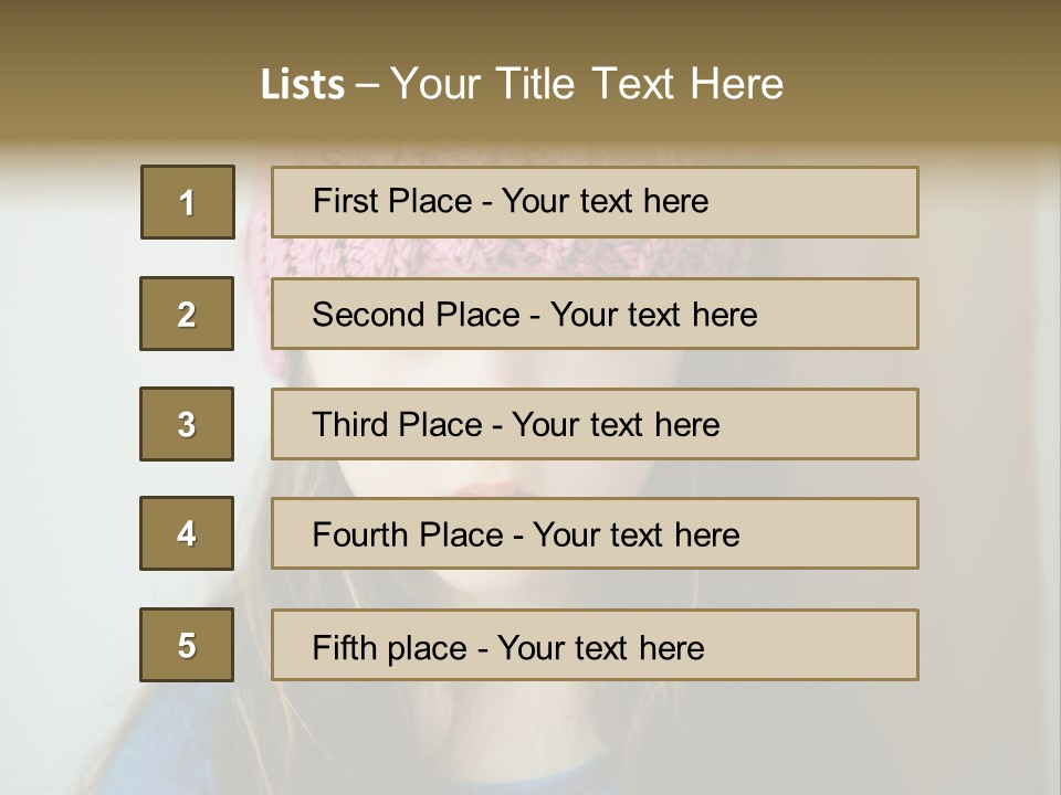 Little Child Cheerful PowerPoint Template