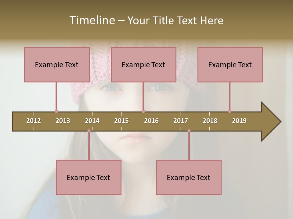 Little Child Cheerful PowerPoint Template