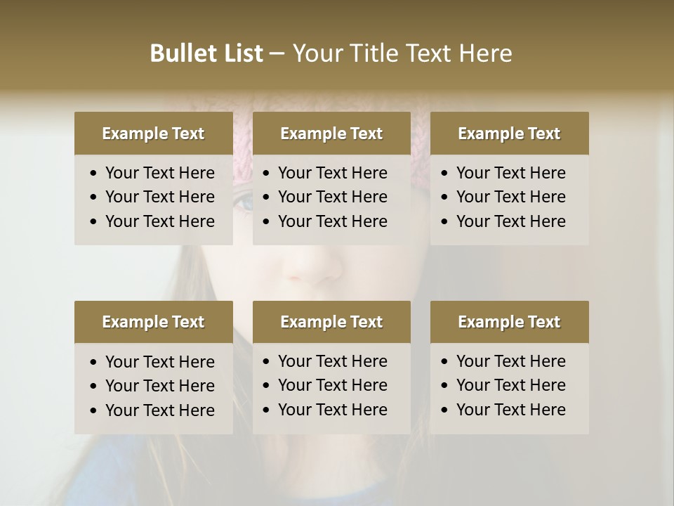 Little Child Cheerful PowerPoint Template