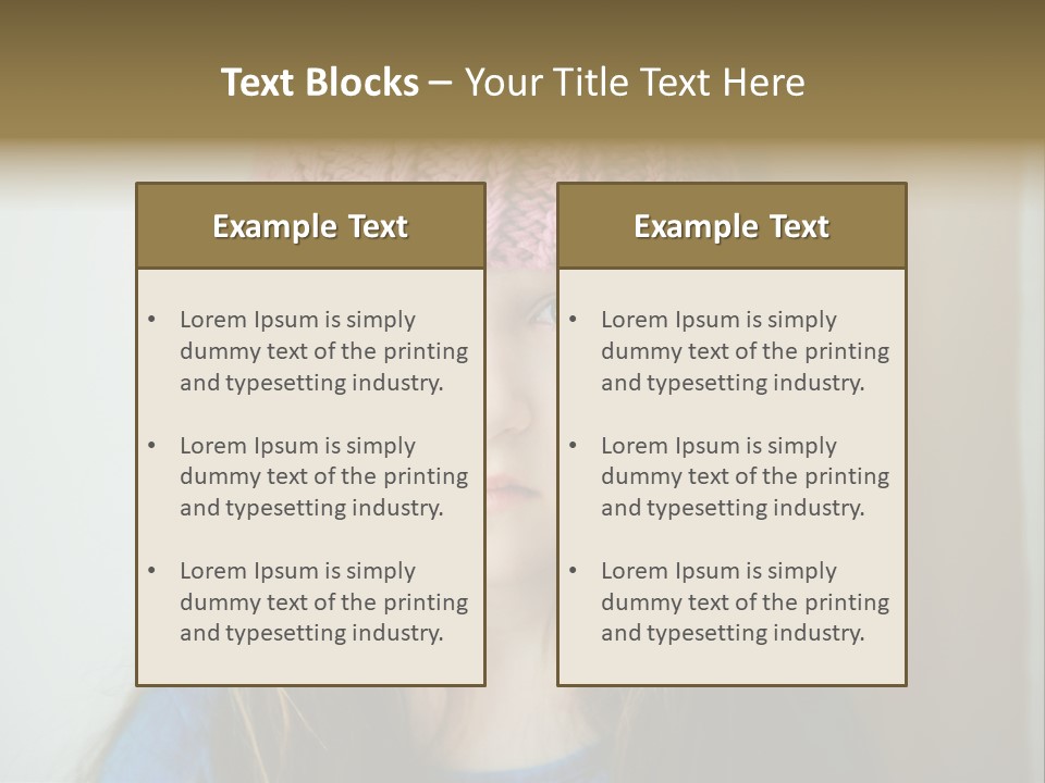 Little Child Cheerful PowerPoint Template