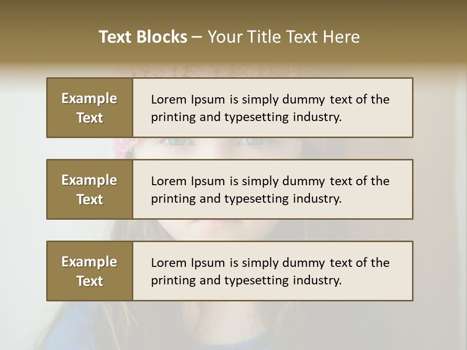 Little Child Cheerful PowerPoint Template