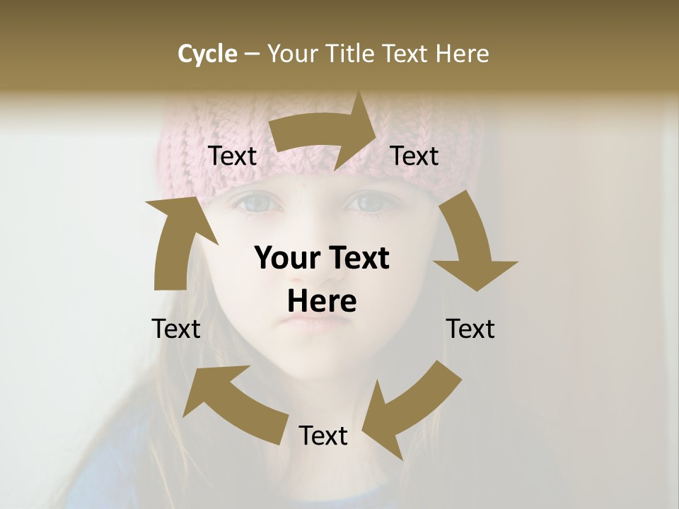 Little Child Cheerful PowerPoint Template