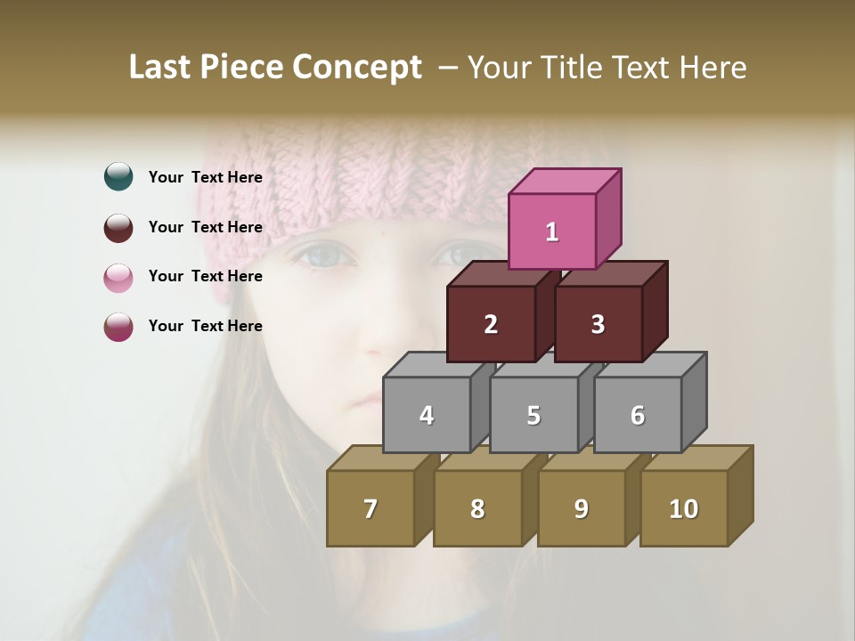 Little Child Cheerful PowerPoint Template