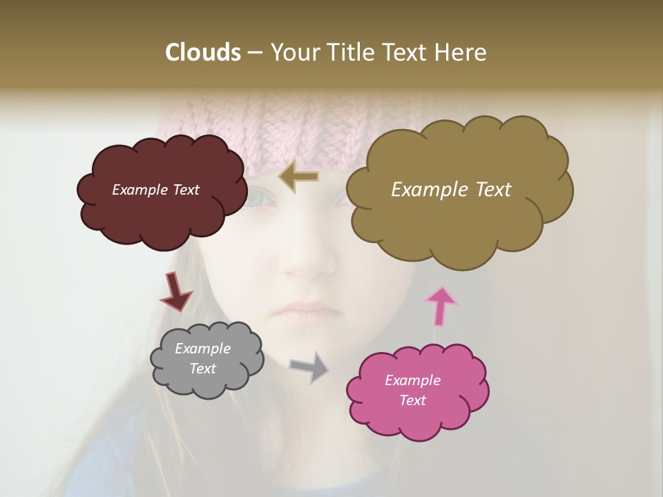 Little Child Cheerful PowerPoint Template