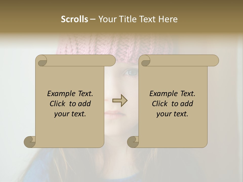 Little Child Cheerful PowerPoint Template