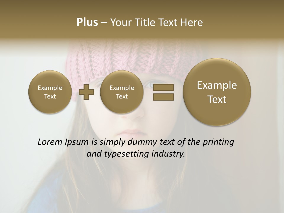 Little Child Cheerful PowerPoint Template